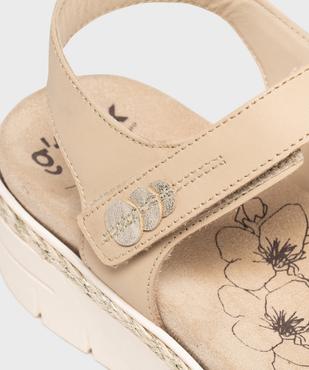 Sandales confort à brides avec semelle amovible femme vue6 - G'FLEX GEMO FOR GOOD - GEMO