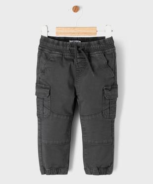 Pantalon cargo résistant avec taille ajustable bébé garçon vue1 - GEMO 4G BEBE - GEMO