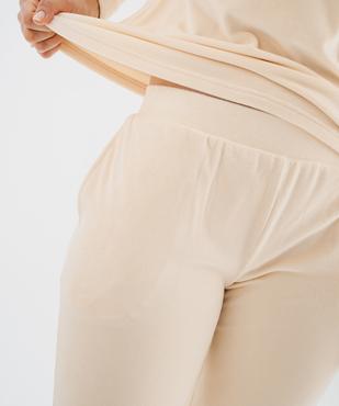 Pyjama pantalon manches longues femme vue2 - GEMO 4G FEMME - GEMO