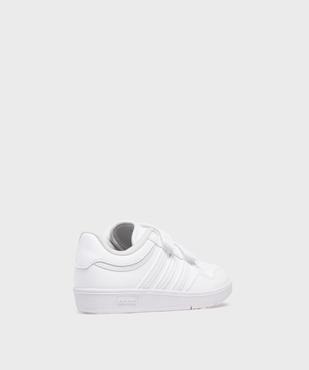 Baskets basses à scratch Hoops garçon - Adidas vue4 - ADIDAS - GEMO