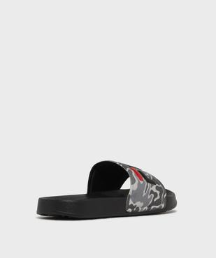 Mules de piscine à bandeau camouflage garçon  - Fila vue4 - FILA - GEMO