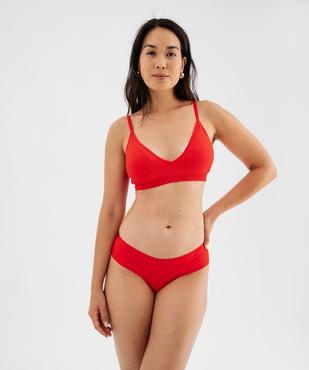 Brassière triangle sans armatures femme vue3 - GEMO 4G FEMME - GEMO