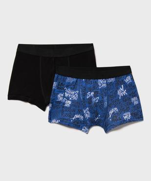 Boxers en coton stretch garçon (lot de 2) vue1 - GEMO 4G GARCON - GEMO