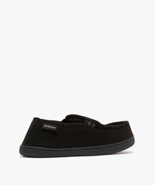Chaussons mocassins en velours homme - Isotoner vue4 - ISOTONER - GEMO
