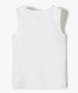 Débardeur garçon en maille côtelée avec poche poitrine et motif vue3 - GEMO (ENFANT) - GEMO