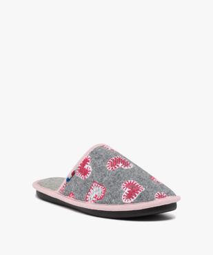 Chaussons femme mules plates en matières recyclées - Goxo vue2 - GOXO - GEMO