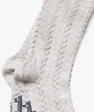 Collants en maille fantaisie fille - LuluCastagnette vue2 - LULUCASTAGNETTE - GEMO