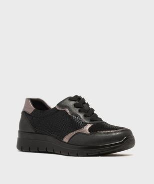 Baskets confort à lacets élastiques et semelle à mémoire de forme femme - g'flex vue2 - G'FLEX - GEMO
