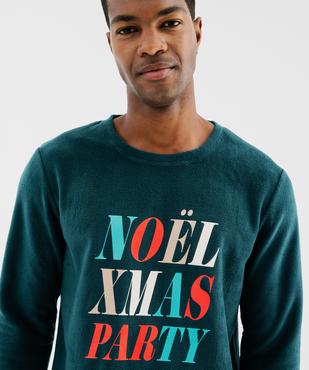 Pyjama Noël polaire homme vue1 - GEMO 4G HOMME - GEMO