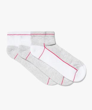 Socquettes femme spécial sport (lot de 3) vue1 - GEMO(HOMWR FEM) - GEMO