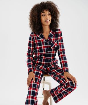 Pyjama à motif tartan femme - LuluCastagnette vue3 - LULUCASTAGNETTE - GEMO