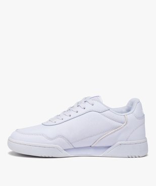 Baskets femme unies à lacets – Hummel Forli vue3 - HUMMEL - GEMO
