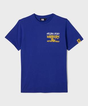Tee-shirt manches courtes inscription Warriors Golden State garçon - NBA vue2 - NBA - GEMO
