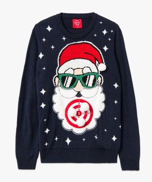 Pull spécial Noël 3D avec balles à scratch homme vue4 - GEMO (HOMME) - GEMO
