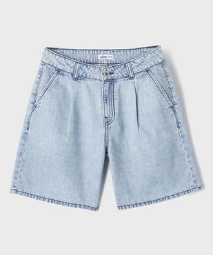 Short en jean long et ample fille vue1 - GEMO (JUNIOR) - GEMO