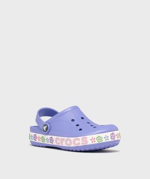 Sabots souples Baya Band Flowers fille - Crocs vue2 - CROCS - GEMO