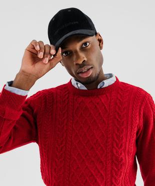 Pull col rond à torsades homme vue3 - GEMO (HOMME) - GEMO