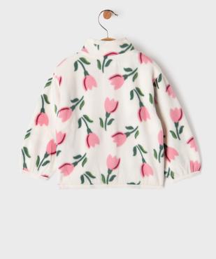 Sweat zippé polaire bébé fille vue3 - GEMO(BEBE DEBT) - GEMO