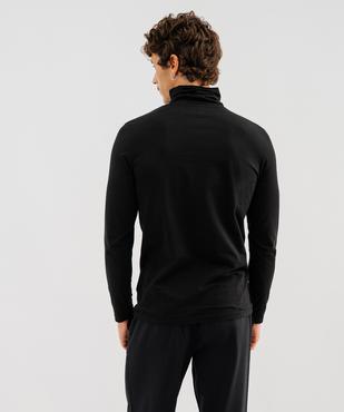 Tee-shirt uni col roulé homme vue3 - GEMO 4G HOMME - GEMO