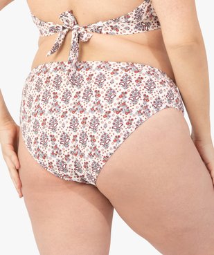 Bas de maillot de bain femme grande taille forme culotte vue1 - GEMO (PLAGE) - GEMO