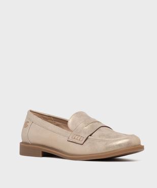 Mocassins métallisés femme - LuluCastagnette vue3 - LULUCASTAGNETTE - GEMO