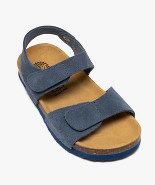 Sandales en cuir suédé à scratch garçon vue5 - BUGGY GEMO FOR GOOD - GEMO