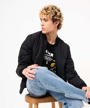 Jean homme style charpentier en denim délavé vue5 - GEMO (HOMME) - GEMO