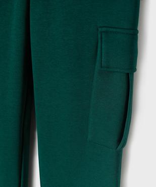 Pantalon de jogging coupe cargo garçon vue2 - GEMO (JUNIOR) - GEMO