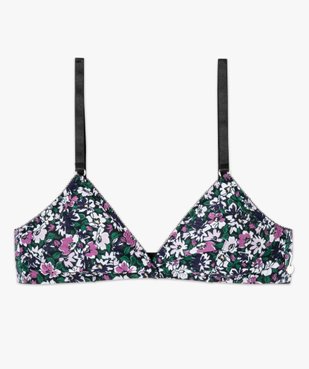 Soutien-gorge forme triangle à motifs fleuris – LuluCastagnette vue4 - LULUCASTAGNETTE - GEMO