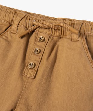 Pantalon en denim coloré bébé garçon vue2 - GEMO(BB COUCHE) - GEMO