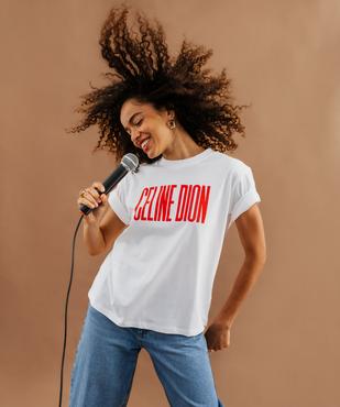 T-shirt col rond imprimé femme - Céline Dion vue1 - CELINE DION - GEMO
