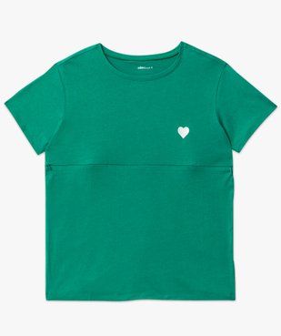 Tee-shirt d’allaitement avec zip femme vue4 - GEMO (MATER) - GEMO