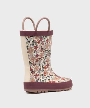Bottes de pluie fleuries à anses fille - Lovely Wings vue4 - LOVELY WINGS - GEMO