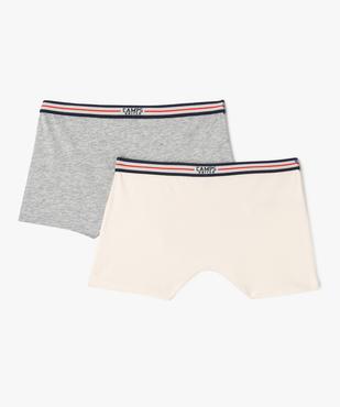 Boxers en coton stretch fille (lot de 2) - Camps United vue1 - CAMPS GEMO FOR GOOD - GEMO