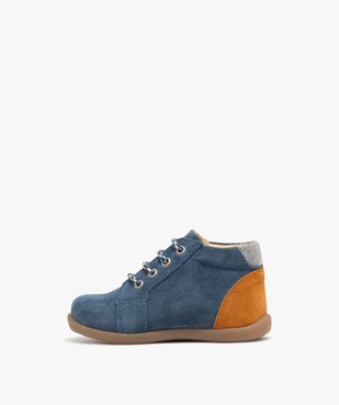 Chaussures de marche en cuir à lacets bébé garçon - Na! vue4 - NA! - GEMO