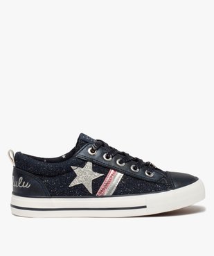 Baskets fille en denim pailleté – LuluCastagnette vue1 - LULU CASTAGNETT - GEMO