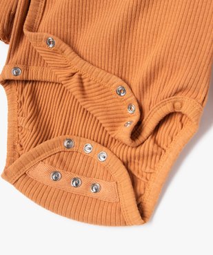 Ensemble de naissance évolutif 3 pièces : body + legging + bonnet bébé vue4 - GEMO 4G BEBE - GEMO