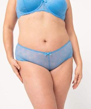 Shorty en dentelle et tulle femme grande taille vue1 - GEMO(HOMWR FEM) - GEMO