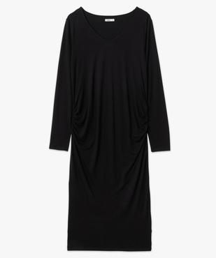 Robe de grossesse en maille extensible à manches longues vue4 - GEMO (MATER) - GEMO