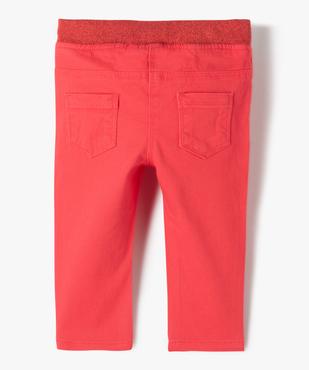 Jegging bébé fille à taille réglable et ceinture pailletée vue3 - GEMO(BEBE DEBT) - GEMO