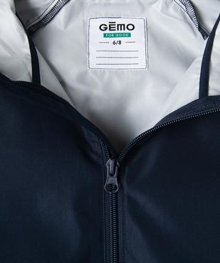 Blouson à capuche imperméable léger garçon vue3 - GEMO 4G GARCON - GEMO