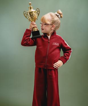 Ensemble de jogging avec intérieur polaire fille vue5 - GEMO (ENFANT) - GEMO