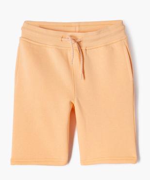 Bermuda en maille avec intérieur molletonné garçon vue5 - GEMO (ENFANT) - GEMO