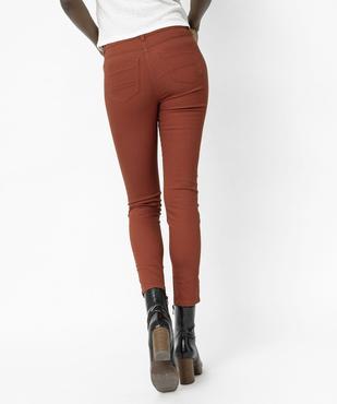 Pantalon coupe Slim taille normale femme vue3 - GEMO 4G FEMME - GEMO
