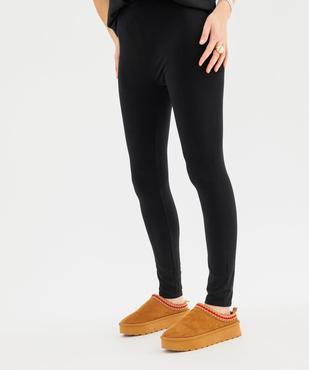 Legging résistant en coton stretch femme vue1 - GEMO 4G FEMME - GEMO