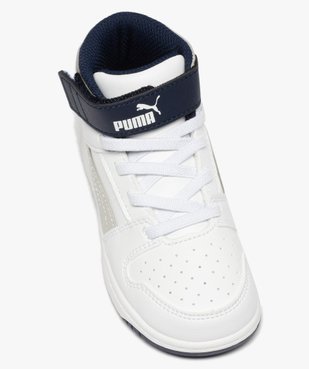 Baskets garçon semi-montantes bicolores - Puma vue5 - PUMA - GEMO