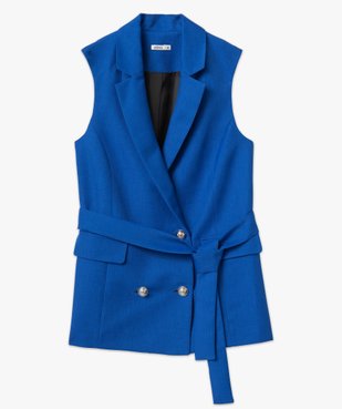 Veste de tailleur sans manches femme vue4 - GEMO(FEMME PAP) - GEMO