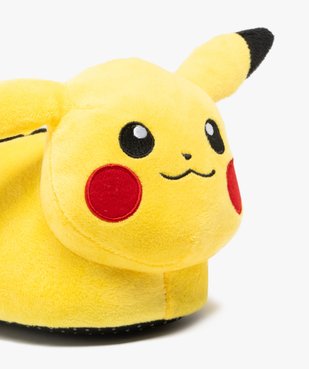 Chaussons garçon en volume Pikachu avec oreilles en relief - Pokemon vue6 - POKEMON - GEMO