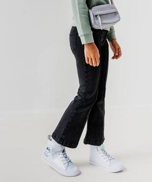 Jean flare taille ajustable en coton stretch fille vue1 - GEMO 4G FILLE - GEMO