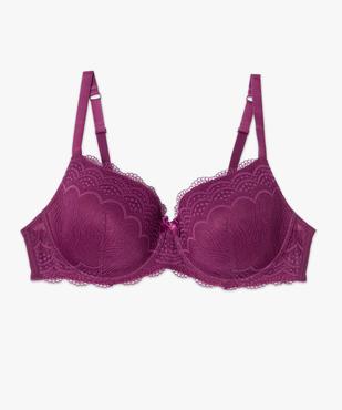 Soutien-gorge grande taille à armatures et coques fines  vue4 - GEMO(HOMWR FEM) - GEMO